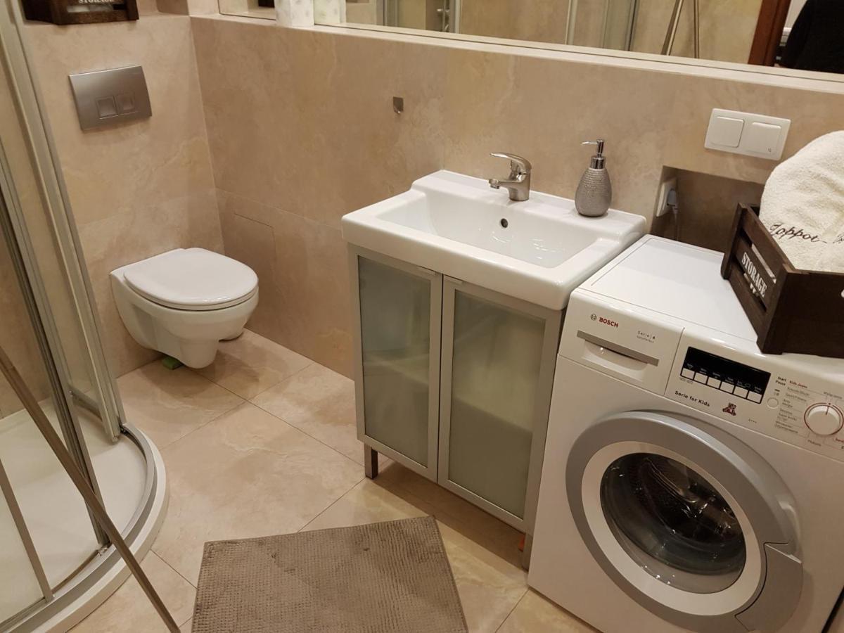 Zoppot-Abrahama Apartment Bagian luar foto